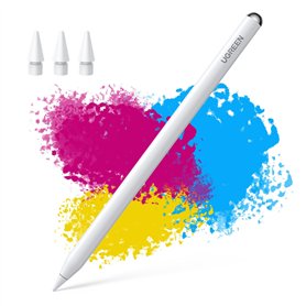 UGREEN Stylet Magnétique Charge sans Fil 12H Autonomie Rejet de Paume Détection Inclinaison Haute Précision Pencil Compatible av
