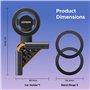 UGREEN Support Téléphone Voiture Écran pour MagSafe Tesla Model 3 Y Porte Smartphone Voiture Magnétique Compatible avec iPhone 1