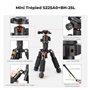 K&F Concept Mini Trépied de Bureau Compact 52cm, Trépied de Table Portable en Aluminium avec Rotule à 360° pour Caméscope Vidéo 
