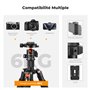 K&F Concept Mini Trépied de Bureau Compact 52cm, Trépied de Table Portable en Aluminium avec Rotule à 360° pour Caméscope Vidéo 