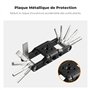 K&F Concept 10 en 1 Ensemble d'Outils Pliables pour Appareil Photo et Cardans, Set d'Outils avec Tournevis et Clés, 6 types de c