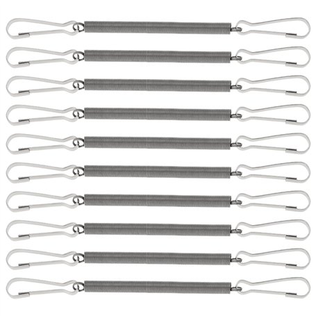 Create idea Lot de 10 crochets à ressort en acier inoxydable pour porte-bouteille d'eau pour lapin