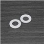 The Lord of the Tools 20 Lot Joints Toriques Plats en Plastique PTFE pour Cloison de Séparation Bouchon de Vidange de Pile à Com