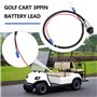 The Lord of the Tools 46Cm Chariot de Golf Câble Batterie à 3 Broches Bornes de 8Mm Compatible avec Pro Rider Compatible avec St