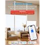 Meross Matter Interrupteur Volet Roulant Connecté WiFi Compatible avec Apple HomeKit, Alexa et Google Home, Interrupteur de Ride