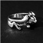 SALAN Nouveau Vintage Mignon Chat Anneaux Femmes Bijoux Cadeau d'anniversaire À La Mode Taille Ouverte 925 Bague en Argent Sterl