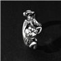 SALAN Nouveau Vintage Mignon Chat Anneaux Femmes Bijoux Cadeau d'anniversaire À La Mode Taille Ouverte 925 Bague en Argent Sterl