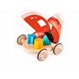 Hape Coccinelle Jouet en Bois 1 an à Tirer - Dès 12 Mois - pour Motricité, Imagination & Dextérité de l'enfant - Jouet à Tirer e