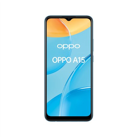OPPO A15 Bleu Ténébreux - 32 Go – Triple Caméra avec IA – 13 MP – Jusqu’à 2 Jours d’autonomie - USB-C et Prise Jack 3.5mm - Andr