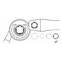 Bosch 1x PRO Dust Extraction Hood (Ø 115, 125 mm, Professional Accessoire Petite meuleuse angulaire)