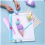 outil de marquage avec pliage de papier