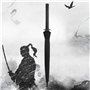 huyiko Parapluie Samurai New Samurai Parapluie Long Ninja Katana Japonais