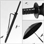 huyiko Parapluie Samurai New Samurai Parapluie Long Ninja Katana Japonais