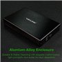 WAVLINK Boîtier de Disque Dur Externe USB 3.0 pour HDD SSD SATA I/II/III 3,5 Pouces jusqu'à 10 to, avec Interrupteur d'alimentat