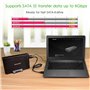 WAVLINK Boîtier de Disque Dur Externe USB 3.0 pour HDD SSD SATA I/II/III 3,5 Pouces jusqu'à 10 to, avec Interrupteur d'alimentat