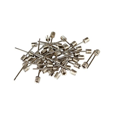 yueton Ball Inflating Pump Needle Adaptor - Metallic Air Inflation Needles for Sport Football / Basketball / Soccer / GYM by yue