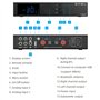 S.M.S.L A300 Amplificateur de Puissance HiFi, Amplificateur intégré de Classe D Effets sonores SDB Récepteur Audio Haute résolut