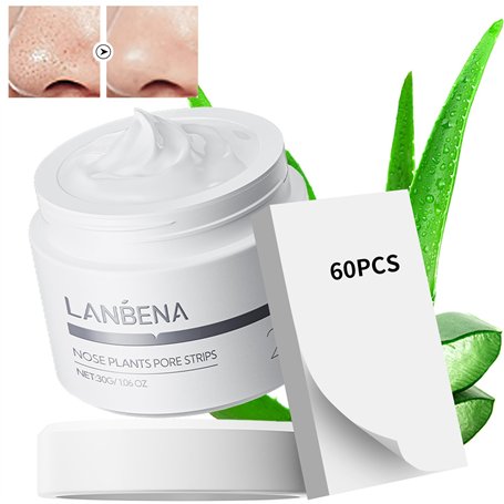 Mererke Pretty décapant de tête noire masque facial charbon de bois masque pour pores nettoyant masque nasal 1