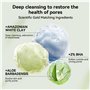Mererke Pretty décapant de tête noire masque facial charbon de bois masque pour pores nettoyant masque nasal 1,06 oz