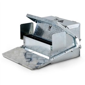 SuperHandy Chicken Feeder Automatique Capacité de 9 kg (20 lb) Nourrit 6 à 12 Volailles/Volailles Jusqu'à 10 Jours Garde au Sec