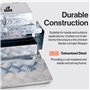SuperHandy Chicken Feeder Automatique Capacité de 9 kg (20 lb) Nourrit 6 à 12 Volailles/Volailles Jusqu'à 10 Jours Garde au Sec 