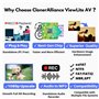 ClonerAlliance ViewLite AV - Convertisseur analogique numérique portable avec télécommande - Capture CVBS/S-vidéo/RCA/composite 