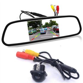 GOFORJUMP Caméra de recul avec 4.3 "système de caméra de stationnement pour système de caméra de recul avec Moniteur de recul TF