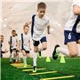 Ohuhu Ensemble d'entrainement pour échelle d'agilité Échelle de Vitesse de 12 Rangs （ensemble avec 12 cônes de Champ et 4 piquet