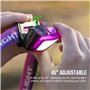 OLIGHT H05 Lite Lampe frontale LED, lampe frontale légère à 5 modes avec bandeau réglable, alimentée par 2 piles AAA, équitation