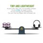 OLIGHT H05 Lite Lampe frontale LED, lampe frontale légère à 5 modes avec bandeau réglable, alimentée par 2 piles AAA, équitation