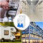 URAQT 2P Disjoncteur Miniature, DC 500V 63A, Sécurité Mini Disjoncteur MCB, Protection Contre Les Surcharges Solaire Photovoltaï