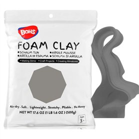 BOHS Pâte à Modeler en Mousse Grise - Modelable