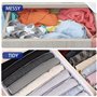 sprecenk Boîte de Rangement Vetement, 9 Grilles Armoire Organisateur de Vêtements, 2PCS Organisateur de Tiroir Pliable pour T-sh