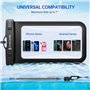 SYNCWIRE Pochette Étanche Smartphone -Lot de 2- Housse Imperméable Téléphone IPX8 Touch Sensible Pochette Portable Étanche pour 
