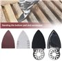 The Lord of the Tools Lot de 52 tampons de ponçage oscillants pour doigts 52 x 37 x 7 mm avec interface universelle