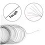SAVITA 10m Cable Acier Gainé Tableau, Fil Suspendu Pour Photo Fil Métallique Cadre Photo Fil Suspendu Pour Miroirs Horloge Trava