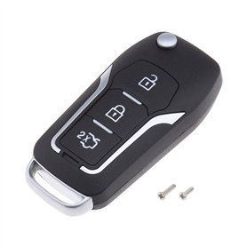 Be In Your Mind Coque de Remplacement pour Clé Pliante à Distance Voiture à 3 Boutons HU101 Clé Vierge Compatible pour Fiesta oc