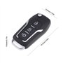 Be In Your Mind Coque de Remplacement pour Clé Pliante à Distance Voiture à 3 Boutons HU101 Clé Vierge Compatible pour Fiesta oc