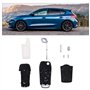 Be In Your Mind Coque de Remplacement pour Clé Pliante à Distance Voiture à 3 Boutons HU101 Clé Vierge Compatible pour Fiesta oc