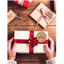 Étiquettes Adhésives Personnalisées Rond Sticker Guirlande pour DIY Cadeaux Env