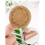 BETESSIN 500pcs Autocollant en Papier Kraft 4cm, Étiquettes Adhésives Personnalisées Rond Sticker Guirlande pour DIY Cadeaux Env