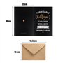 COLOFALLA Carte Départ Collègue 12x18cm Cadeau pour Départ Collègue de travail Retraite Carte de Vœux avec Enveloppe Format Plié