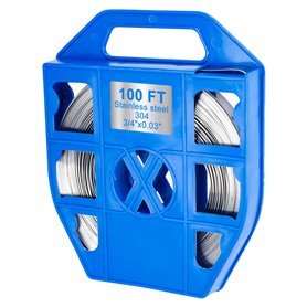 AIWFL Bande de cerclage en acier inoxydable 304 de 30