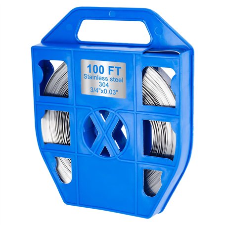 AIWFL Bande de cerclage en acier inoxydable 304 de 30