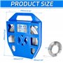 AIWFL Bande de cerclage en acier inoxydable 304 de 30,5 m de long avec finition bleue brillante