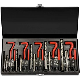 BestsQ 131 pièces Set de réparation de filetages Foret Gaines Helicoil M5 M6 M8 M10 M12