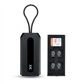 JJC Étui pour cartes mémoire à 18 emplacements pour 6 cartes SD/SDXC/SDHC et 12 cartes Micro SD/SDXC/SDHC/TF