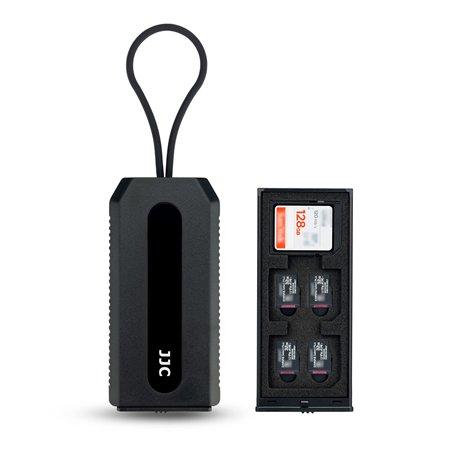 JJC Étui pour cartes mémoire à 18 emplacements pour 6 cartes SD/SDXC/SDHC et 12 cartes Micro SD/SDXC/SDHC/TF