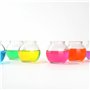 Magic Season Bouteilles en Verre Décoratives avec Bouchons en Liège (100 ml Bouteilles Sphériques / 6 Pièces)