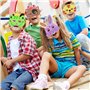 24PCS Masques Animaux et 4 Feuilles Strass Autocollant Avec Feutres de Coloriage Bricolage Enfant Accessoire de Déguisement Cade